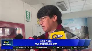 - CONSEJERO REGIONAL DE CUSCO MIGUEL OLIVERA