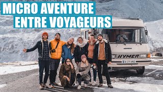 On se retrouve bloqué dans la neige ! Bivouac en tente et en van dans les Pyrénées