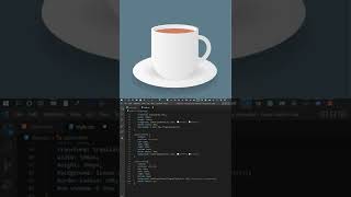 Hot Cap of Tea Animation in HTML and CSS