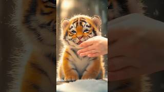 Cutest Little Tiger #babytigers #babyanimals #tinyanimals #viralvideo #trendingshorts #ai #animals