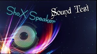 ShoX Bluetooth speaker sound test