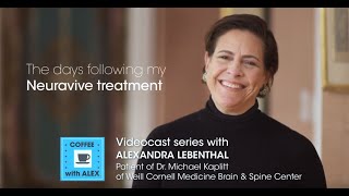 Patient Testimonial: Alexandra Lebenthal’s side effects post Neuravive Essential Tremor Treatment