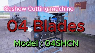 Mission Complete :  Speed Control 04 blades Cashew Cutting Machine, Capacity 180 kgs per  hour