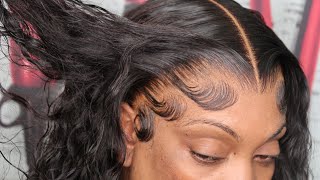 Beginner Friendly: Cutting Your Lace/Securing Your Lace Frontal Ft Premier Lace Wigs