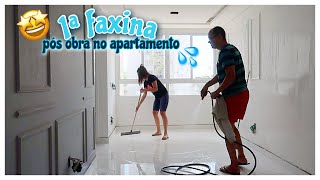 PRIMEIRA FAXINA PÓS OBRA NO APARTAMENTO - Mah Marangoni