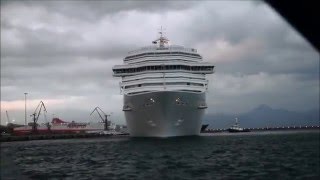 COSTA FORTUNA ARRIVAL AT HERAKLION PORT.