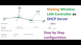 Create WLC as DHCP server || Wireless LAN Controller DHCP Scope configuration