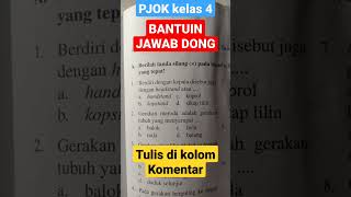 Soal PJOK Kelas 4 Bantuin jawab dong #soalpjok