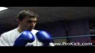 Slovakia's Tomas Glazer Prokick kickboxing Gym - N. Ireland