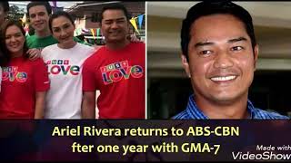 Ariel Rivera Nag Balik SA ABS-CBN AFTER 1YR SA GMA-7