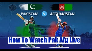 how to watch pakistan vs afghanistan live / how to watch icc world cup 2023 live in laptop & pc free