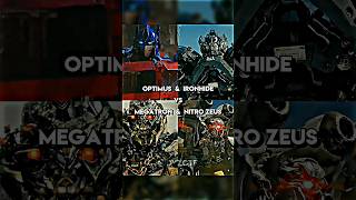 Optimus Prime & Ironhide vs. Megatron & Nitro Zeus #Shorts