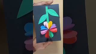 How To Make Paper Flowers | Paper Flower Making | Paper Craft | #Shorts