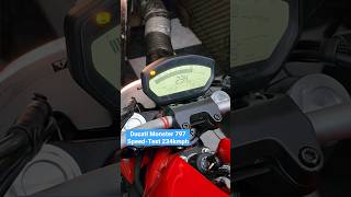 Ducati Monster 797 Speed-Test 234KMPH #automobile #shorts #bike #rider #ducati