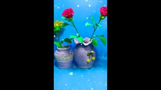 DIY Crafts Flower Vase/DIY Hemp Crafts/DIY Home Décor Crafts/DIY Hand Crafts