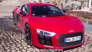 2016 Audi R8 V10testing prototypeStart up