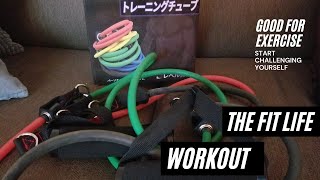 Amazon Resistance Bands UNBOXING | THEFITLIFE | Home Exercise | IRISH JAYNE LOYER