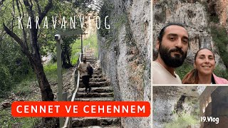 YERİN 70 METRE ALTINA İNİYORUZ | CENNET CEHENNEM OBRUKLARI | ÇEKME KARAVANLA GEZİYORUZ