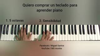 3 características básicas para escoger un teclado básico para aprender 🎹🎵🎶🎼🎙️