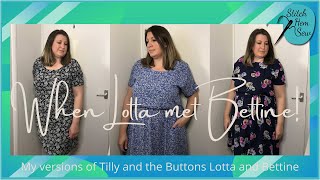 When Lotta met Bettine  - my versions of the TATB Lotta and Bettine and a hack of both patterns!