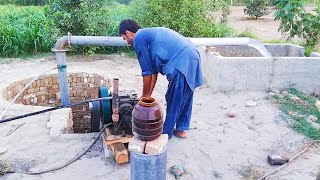 16 HP petter engine on tubewell 5 inch delivery || Amazing tubewell system