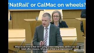 Nationalised ScotRail at risk of becoming CalMac on wheels