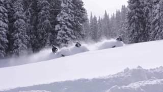 Snowbiking on Togwotee Pass