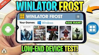 🔥 TESTING WINLATOR FROST ANDROID ON *LOW-END* DEVICE (GAMEPLAY TEST) WINDOWS EMULATOR