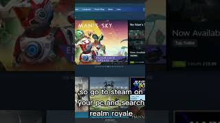 HOW TO GET REALM ROYALE REFORGED!! #gaming #gamingshorts #tutorial #realmroyale #trending