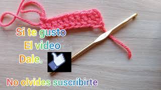 varetas tejidas sin cadenas de base #crochet #crochetprincipiantes #varetas