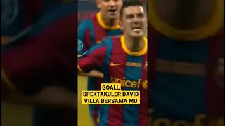 Moment David Villa Buat Kiper MU Tak Berdaya#shorts #barcelona #football