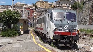 Brignole, stazione di Genova Brignole! Treni in transito, arrivo e partenza. [1/2]