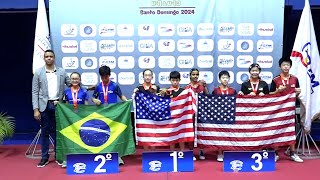 USA Conquista el Campeonato Panamericano de Tenis de Mesa U11 y U-13 Santo Domingo 2024.