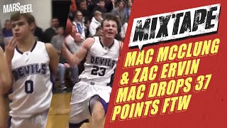 MAC MCCLUNG AND ZAC ERVIN CATCHES A BODY! MAC DROPS 37 POINTS IN WIN! | Mars Reel