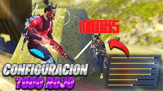 SENSIBILIDAD ACTUALIZADA ⚙️ para dar TODO ROJO 🩸 en FREE FIRE