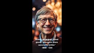 Billionaire at 21 Bill Gates Quotes.