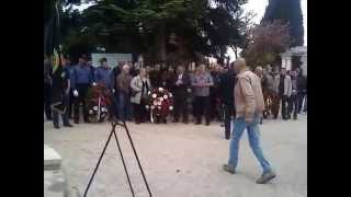 Termiti 20.godišnjica - Polaganje vjenaca na gradskom groblju 26.04.2014.god.