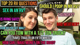 Veteran RVers Answer 20 of the MOST Asked RV Questions!