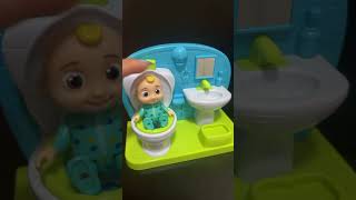 mini potty toy with Baby jj #toys #viralvideos #satisfying #pretendplaytoys