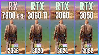 RX 7900 GRE vs RTX 3060 TI vs RTX 3060 vs RTX 3050 - Test in 25 Games