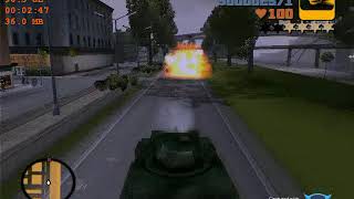 GTA 3 #1 Tenk ruši sve pred sobom.