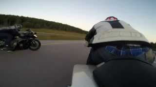 S1000rr vs ZX10r With 1/4 Mile Gearing