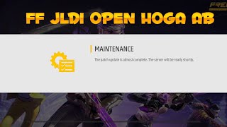 Ff not opening today | The Patch update is almost complete the server will be ready soon