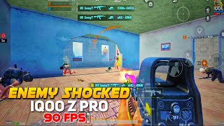 IQOO Z7 PRO NEXT LEVEL GAMEPLAY 🤬 | IQOO NEO 7 vs IQOO Z7 PRO 90 fps BGMI Montage