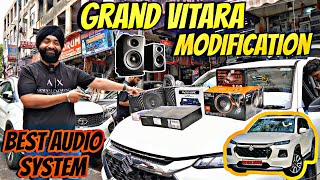 💥Grand Vitara Sigma Modification ✅ Fully sound System Upgrade 💥🔥 With Hypersonic Emerald stereo ✅