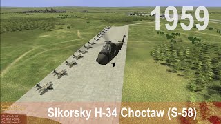 Il-2 Sturmovik:  Sikorsky H-34 Choctaw (S-58) over NATO base