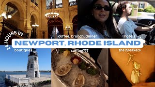 24 HOURS IN NEWPORT, RHODE ISLAND: The Breakers Mansion, Brunch/Din, Exploring (roadtrip from NYC)