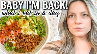 BACK ON TRACK 💃🏻 WHAT I EAT IN A DAY WEEKEND EDITION!