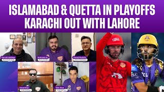 Islamabad & Quetta in Playoffs | Karachi Out with Lahore | PSL Baithak 21