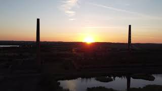 Stewartby Brickworks Chimney Demolition